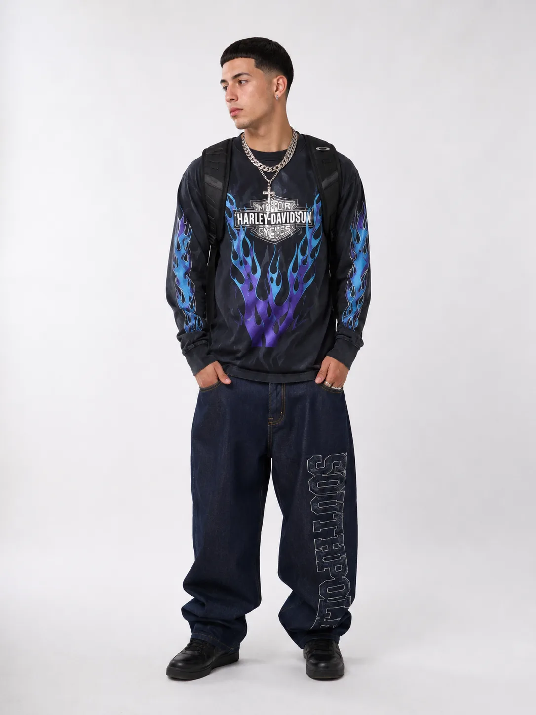 Vintage streetwear styling at Inti Vintage thrift store Temecula CA