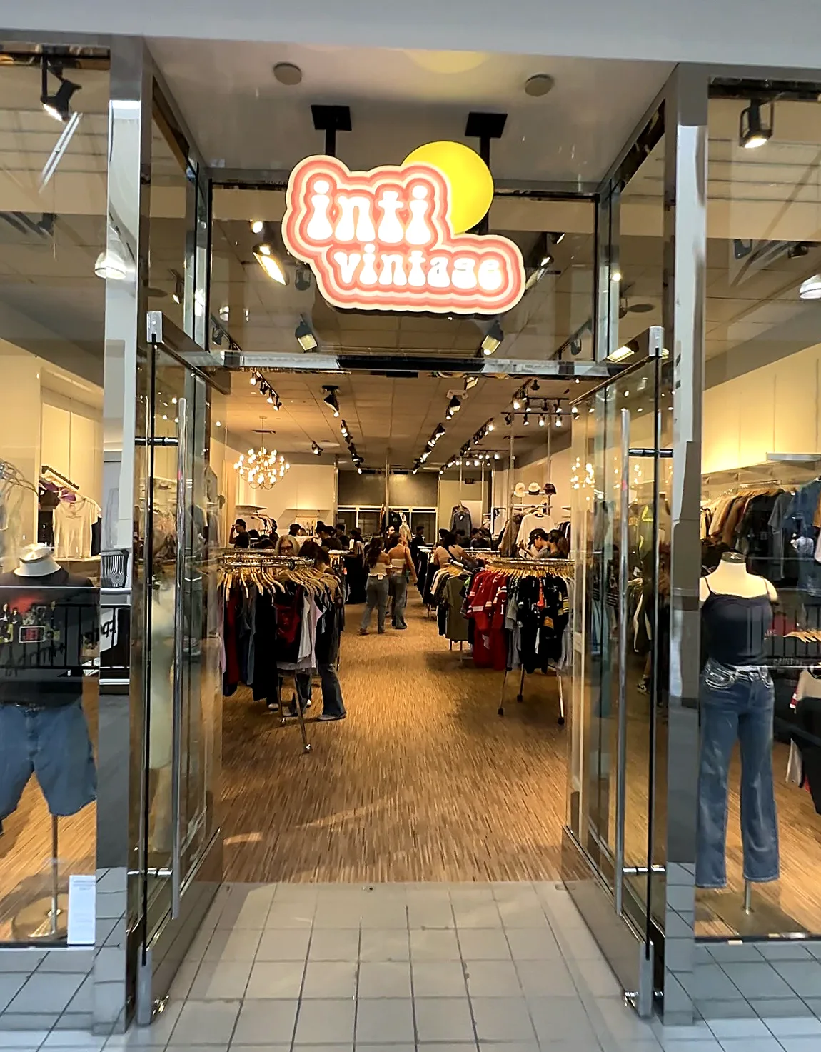 Inti Vintage storefront at Galleria at Tyler, Riverside CA — now open