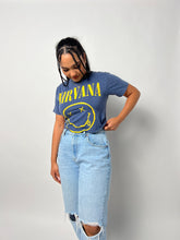 Load image into Gallery viewer, Nirvana Band Shirt, Festival Clothing Rock Band T-Shirt, Vintage Curt Kobain Tshirt
