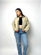 Load image into Gallery viewer, Vintage Jacket Cropped Worker Canvas Jacket - Mechanic Jacket
