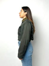 Load image into Gallery viewer, Vintage Jacket Cropped Worker Canvas Jacket - Mechanic Jacket
