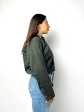 Load image into Gallery viewer, Vintage Jacket Cropped Worker Canvas Jacket - Mechanic Jacket
