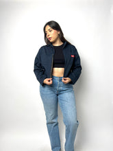 Load image into Gallery viewer, Vintage Jacket Cropped Worker Canvas Jacket - Mechanic Jacket
