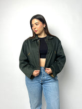 Load image into Gallery viewer, Vintage Jacket Cropped Worker Canvas Jacket - Mechanic Jacket
