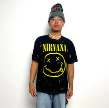 Load image into Gallery viewer, Nirvana Band Shirt, Festival Clothing Rock Band T-Shirt, Vintage Curt Kobain Tshirt
