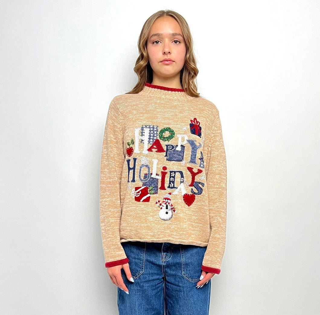 Vintage Ugly Christmas Sweaters Large | All Sizes | Tacky Christmas Sweaters | Holiday Sweaters