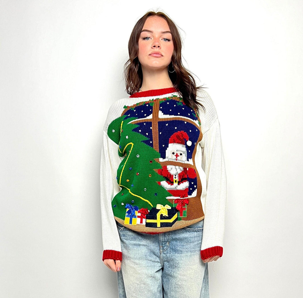 Vintage Ugly Christmas Sweaters Small | All Sizes | Tacky Christmas Sweaters | Holiday