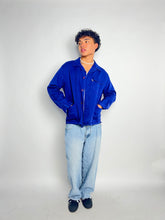 Load image into Gallery viewer, Cotton Chore French Workwear Jacket Vintage Blue Sun Fade Artist Coat
