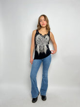 Load image into Gallery viewer, Y2k Women&#39;s Top, 2000s Rhinestone Shirt
