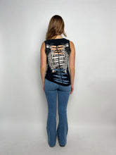 Load image into Gallery viewer, Y2k Women&#39;s Top, 2000s Rhinestone Shirt
