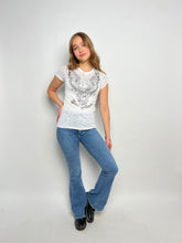 Load image into Gallery viewer, Y2k Women&#39;s Top, 2000s Rhinestone Shirt
