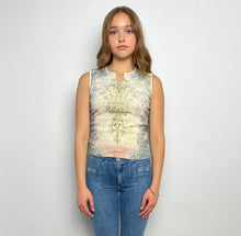 Load image into Gallery viewer, Y2k Women&#39;s Top, 2000s Rhinestone Shirt
