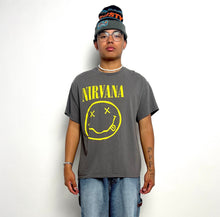 Load image into Gallery viewer, Nirvana Band Shirt, Festival Clothing Rock Band T-Shirt, Vintage Curt Kobain Tshirt
