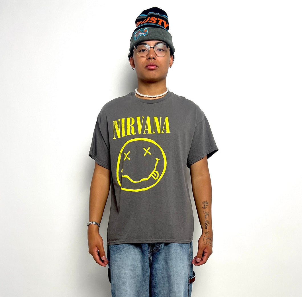 Nirvana Band Shirt, Festival Clothing Rock Band T-Shirt, Vintage Curt Kobain Tshirt