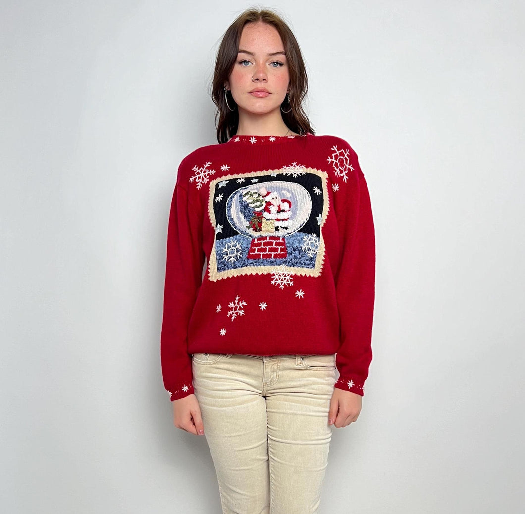 Vintage Ugly Christmas Sweaters Large | All Sizes | Tacky Christmas Sweaters | Holiday