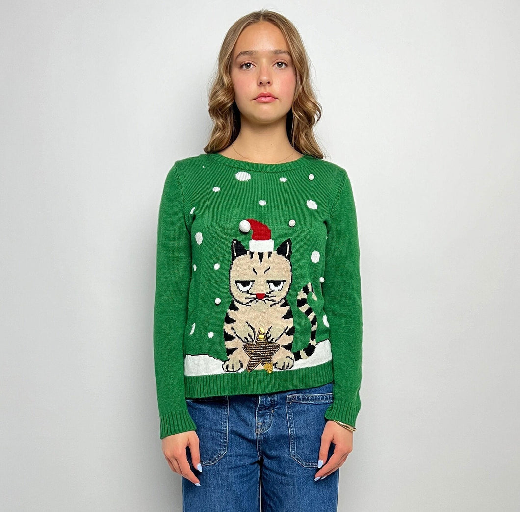 Vintage Ugly Christmas Sweaters Small | All Sizes | Tacky Christmas Sweaters | Holiday