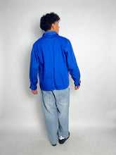 Load image into Gallery viewer, Cotton Chore French Workwear Jacket Vintage Blue Sun Fade Artist Coat
