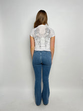 Load image into Gallery viewer, Y2k Women&#39;s Top, 2000s Rhinestone Shirt
