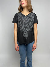 Load image into Gallery viewer, Y2k Women&#39;s Top, 2000s Rhinestone Shirt
